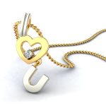 I Love You Diamond Pendant