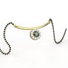 Ishi Diamond Mesmerizing 18k Gold Lab Grown Diamond Emerald Mangalsutra