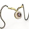 Ishi Diamond Enchanting 18k Gold Lab Grown Diamond Ruby Mangalsutra