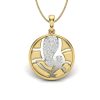 Ishi Diamond Reverent 18k Gold Lab Grown Diamond Ganesha Pendant