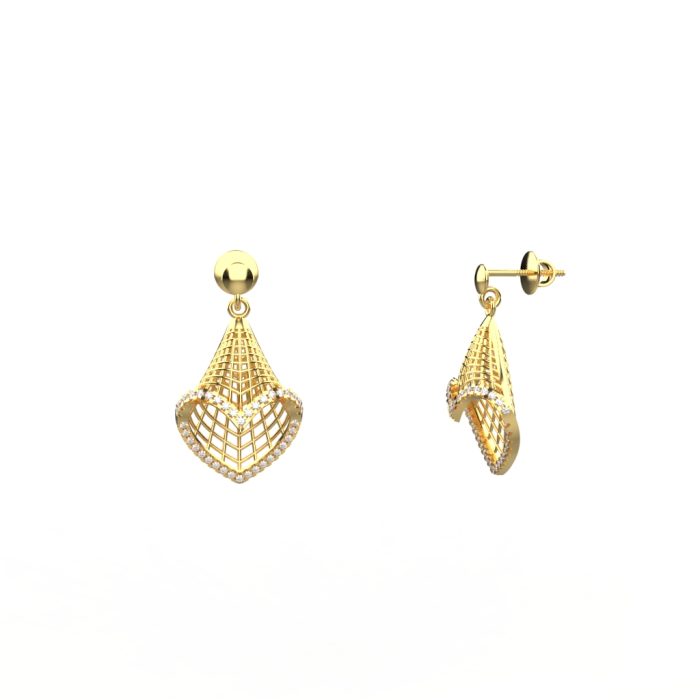 Ishi Diamond Alluring 18k Gold Lab Grown Diamond Pendant Set - Image 8