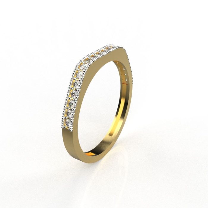 Ishi Diamonds 18k Gold Ravishing Lab Grown Diamond Ring
