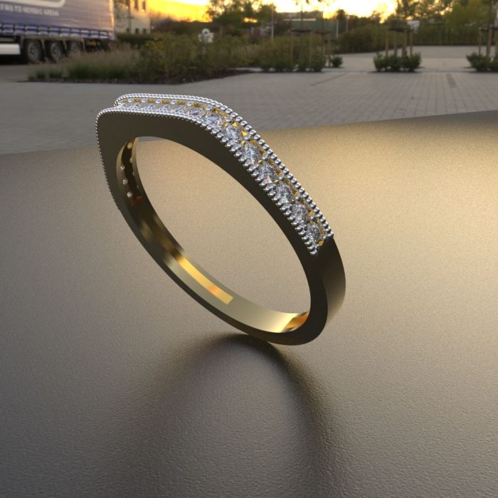 Ishi Diamonds 18k Gold Ravishing Lab Grown Diamond Ring - Image 2