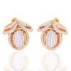 Ishi Diamonds Seamless 18K Gold 1.11 Carat Lab Grown Diamond Earrings