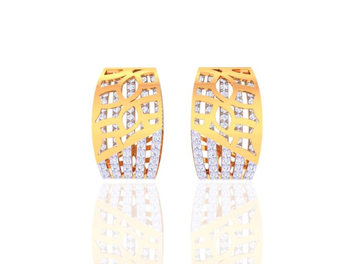 Ishi Diamonds 0.85 Carats of Perfection 18K Gold Lab Grown Diamond Stud Earrings - Image 2