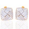 Ishi Diamonds Exquisite 18K Gold 1.49 Carat Lab Grown Diamond Earrings