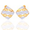 Ishi Diamonds remarkable pair of 18K Gold 0.89 Carat Lab Grown Diamond Earrings