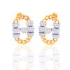 Ishi Diamonds elegant pair of 18K Gold 0.62 Carat Lab Grown Diamond Earrings