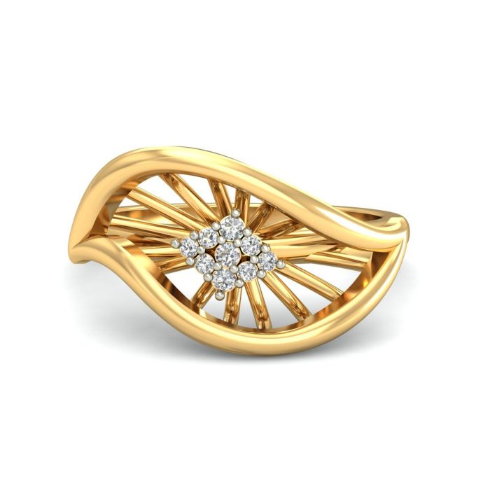 Ishi Diamonds 18k Gold Rage Lab Grown Diamond Ring - Image 2