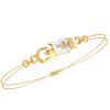 Ishi Diamonds 18k Gold Natural Lab Grown Diamond Bracelet