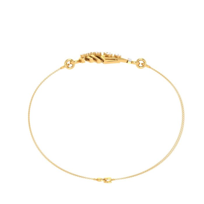 Ishi Diamonds 18k Gold Natural Lab Grown Diamond Bracelet - Image 3