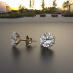 Moissanite Stud Earrings