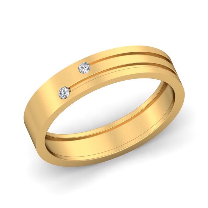 Ishi Diamonds Men's 18k Gold Lab Grown Diamond Ring - Image 4