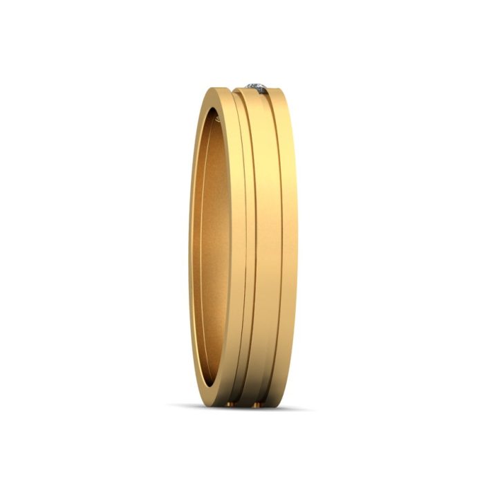 Ishi Diamonds Men's 18k Gold Lab Grown Diamond Ring - Image 5