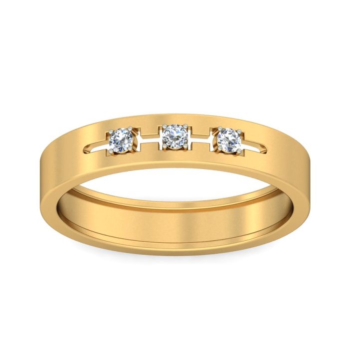 Ishi Diamonds Men's 18k Gold Lab Grown Diamond Ring - Image 2