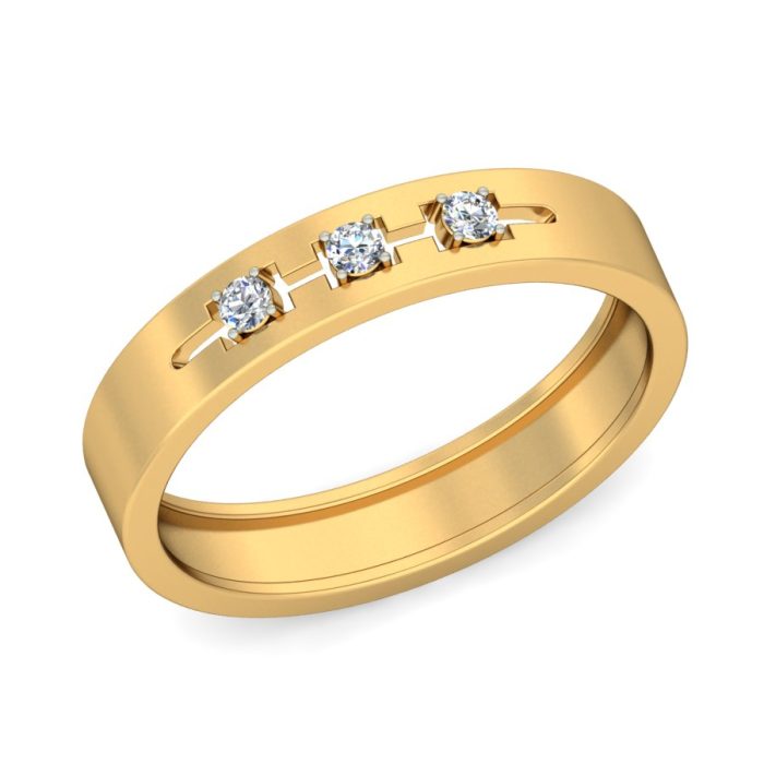 Ishi Diamonds Men's 18k Gold Lab Grown Diamond Ring - Image 4