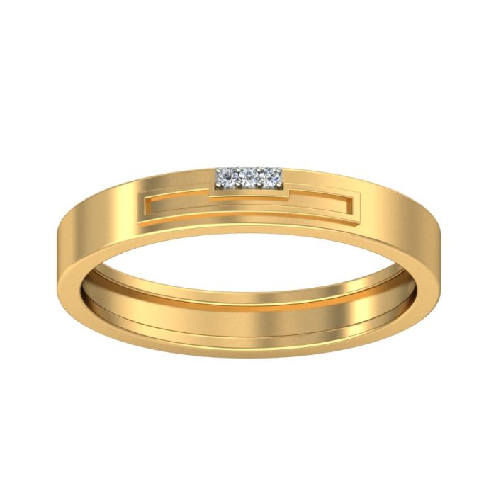 Ishi Diamonds Men's 18k Gold Lab Grown Diamond Ring - Image 2