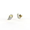 Ishi Diamonds Allure 18K Gold Peacock Lab Grown Diamond Stud Earrings