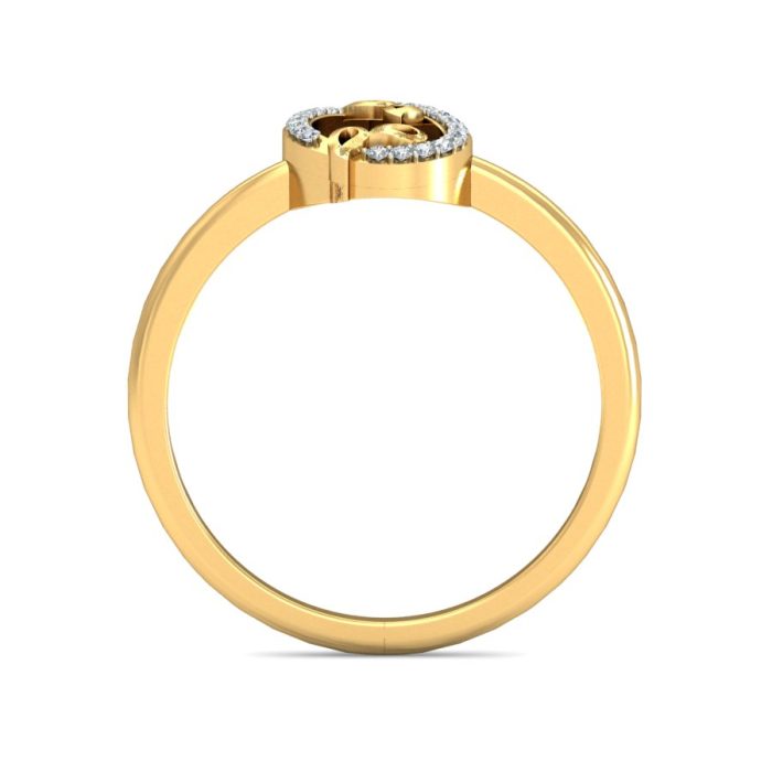 Ishi Diamonds Mesmerising 18k Gold Lab Grown Diamond Ring - Image 2