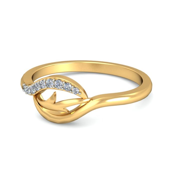 Ishi Diamonds Precious 18k Gold Lab Grown Diamond Ring