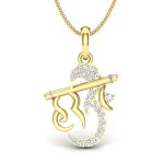 Hari Om Gold Pendant
