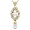 Pearl and Diamond Pendent