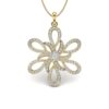 Ishi Diamonds 14k Gold Elegant Star Lab Grown Diamond Pendant