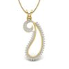 Ishi Diamonds 18k Gold Sparkling Lab Grown Diamond Pendant
