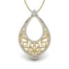 Ishi Diamonds 14k Gold Precisee Lab Grown Diamond Pendant