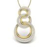 Ishi Diamonds 14k Gold Endless Lab Grown Diamond Pendant