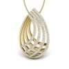 Ishi Diamonds 18k Gold New Latest Design Lab Grown Diamond Pendant