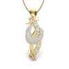 Ishi Diamonds 14k Swinging Forever Lab Grown Diamond Pendant