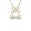 Ishi Diamonds 14k Little Teddy Lab Grown Diamond Pendant